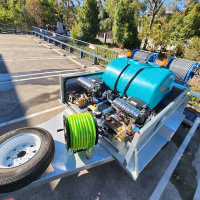 Jetter Trailer | Dual Jetter Trailer and Skid 31/62 LPM