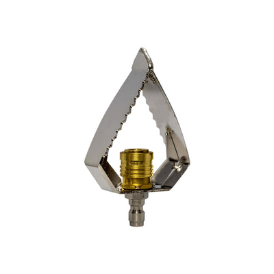 Drain cleaning blade cutter tool with ¼ inch quick release adapter