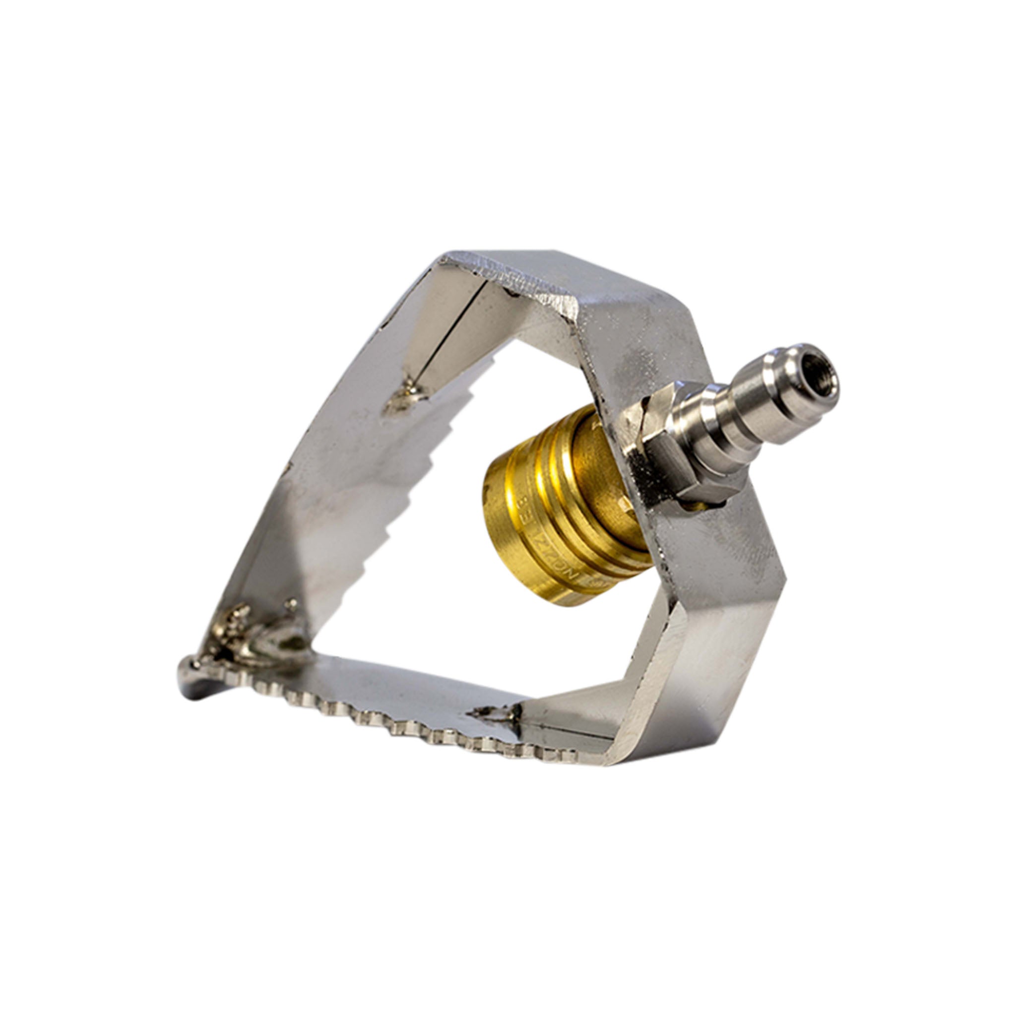 Drain cleaning blade cutter tool with ¼ inch quick release adapter