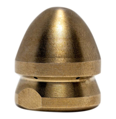 Compressor nozzle for attaching to air compressor for drain cleaning (1/8")