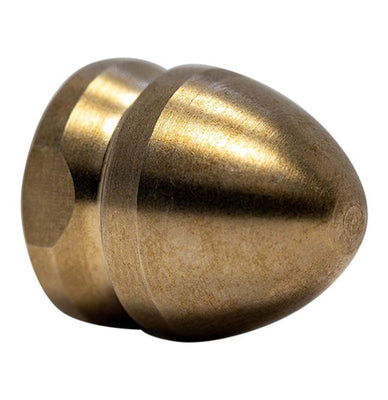 Compressor nozzle for attaching to air compressor for drain cleaning (1/8")