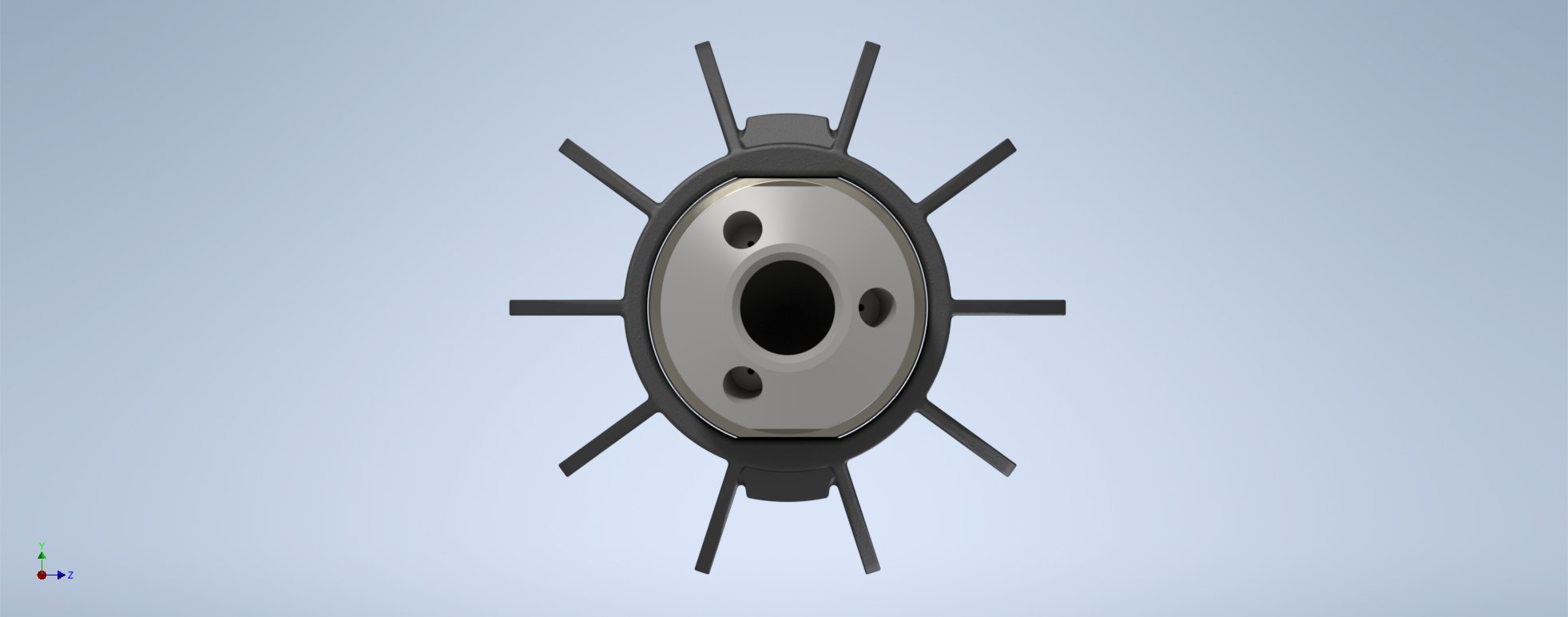 Attachment for stabilizing drain cleaning jetter nozzle