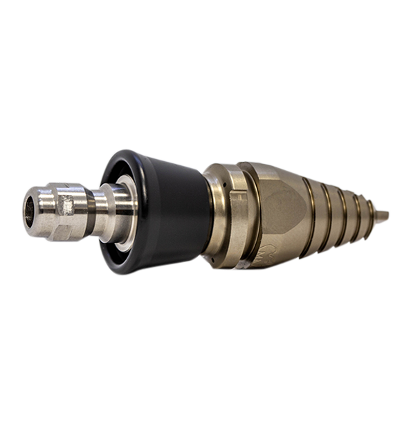 Predator Side Cutter Penetrator Screwdriver Nozzle with slim PVC skirt for drain cleaning