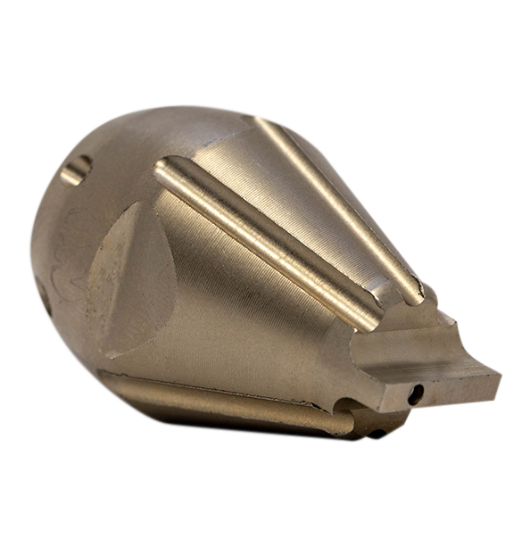 Screwdriver Invader drain cleaning nozzle for navigating through pipes (1/4