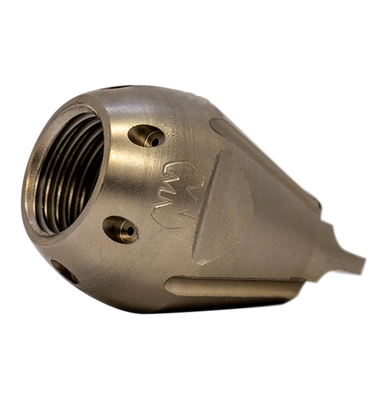 Screwdriver Invader drain cleaning nozzle for navigating through pipes (1/4")