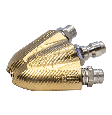 Stingray Sand Spade Nozzle 1/4" with QR stainless steel adapter for drain cleaning