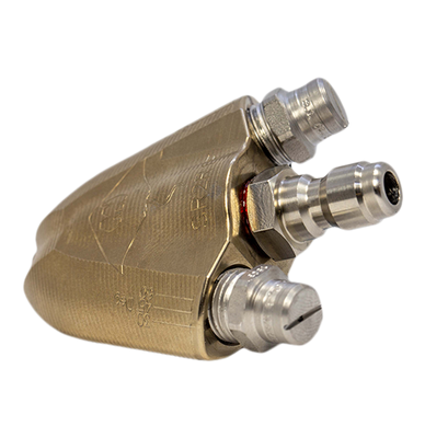 Stingray Sand Spade Nozzle 1/4" with QR stainless steel adapter for drain cleaning