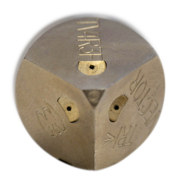 Trivector Penetrating drain cleaning nozzle with QR-A adapter and slim PVC skirt (1/4