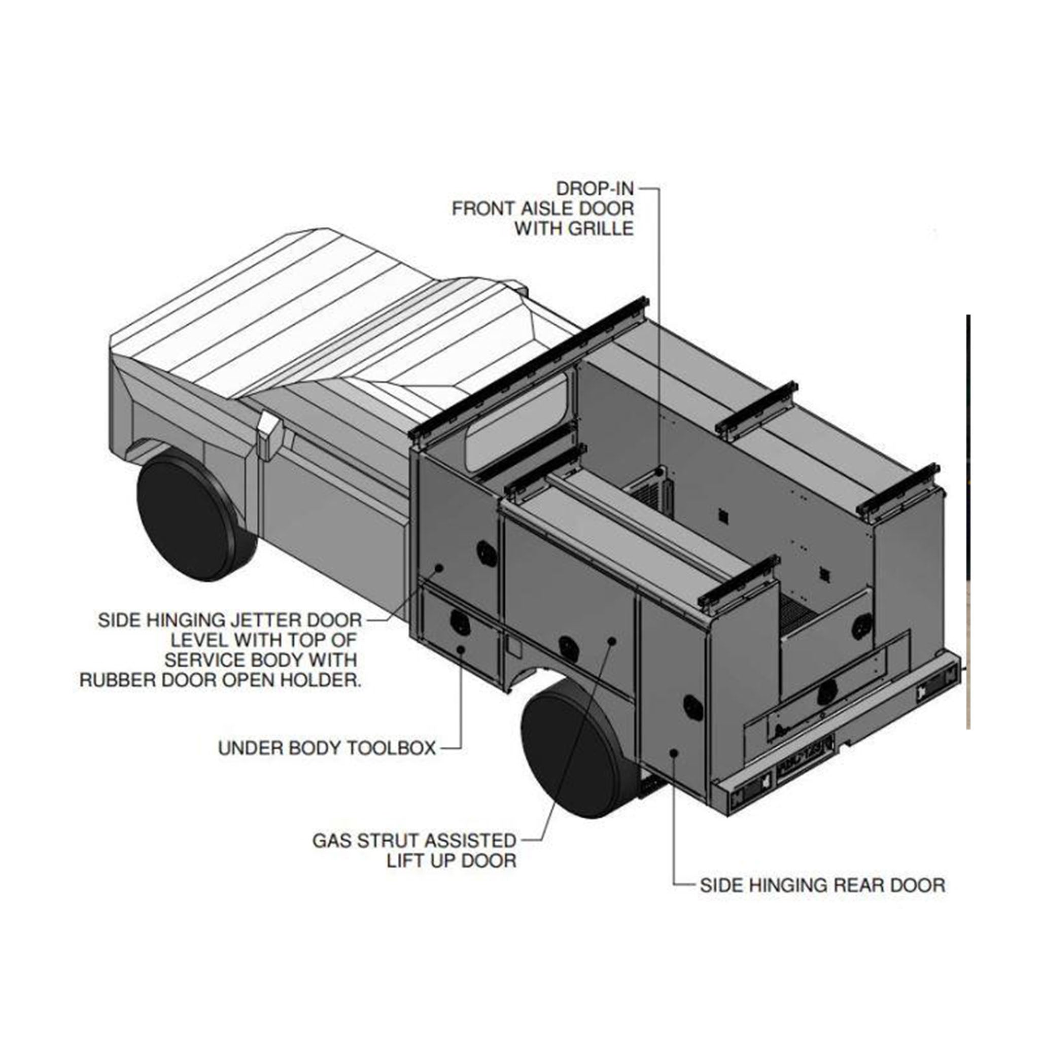 Custom Canopy - Turn Key Jetter Ute - ISUZU
