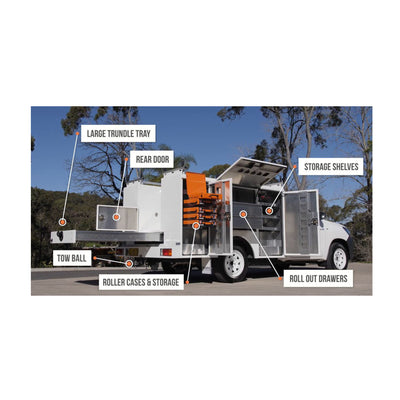 Custom Canopy - Turn Key Jetter Ute - ISUZU