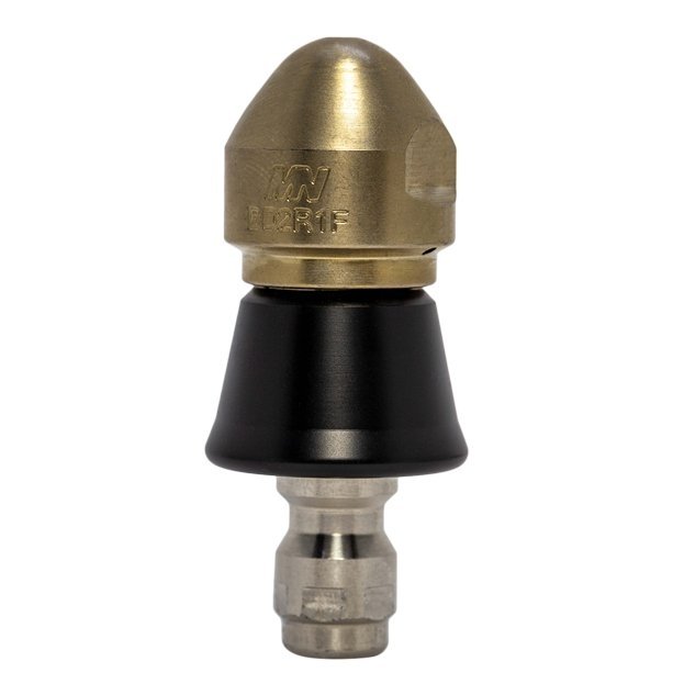 Old Style Bulldog Penetrating Nozzle 1/4" with QR-A Slim PVC Skirt