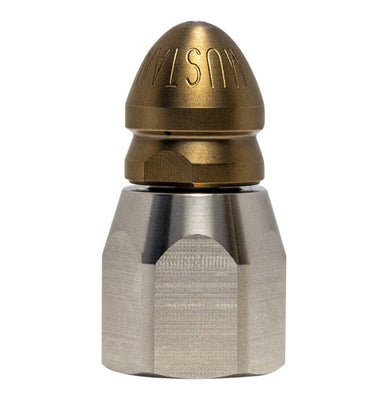 Drain cleaning compressor nozzle, 1/8 inch with CA8 adapter