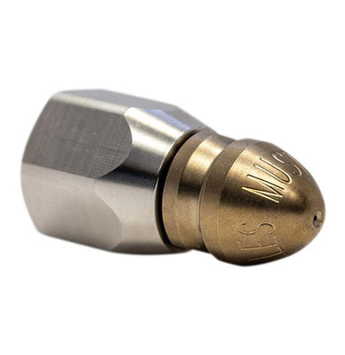 Drain cleaning compressor nozzle, 1/8 inch with CA8 adapter