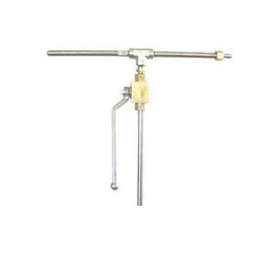 Ground probe jetting rod for drain cleaning
