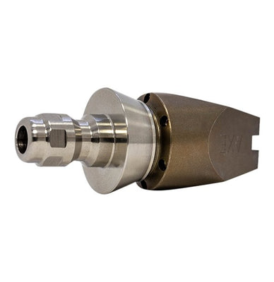Drain cleaning nozzles with stainless steel skirt for protection (1/4 inch, QR-C)