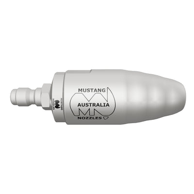 Stainless steel drain cleaning jetter nozzle with quick connect (1/4 inch)