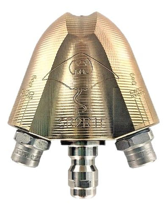 Stingray Sand Spade Nozzle 1/4" with QR stainless steel adapter for drain cleaning