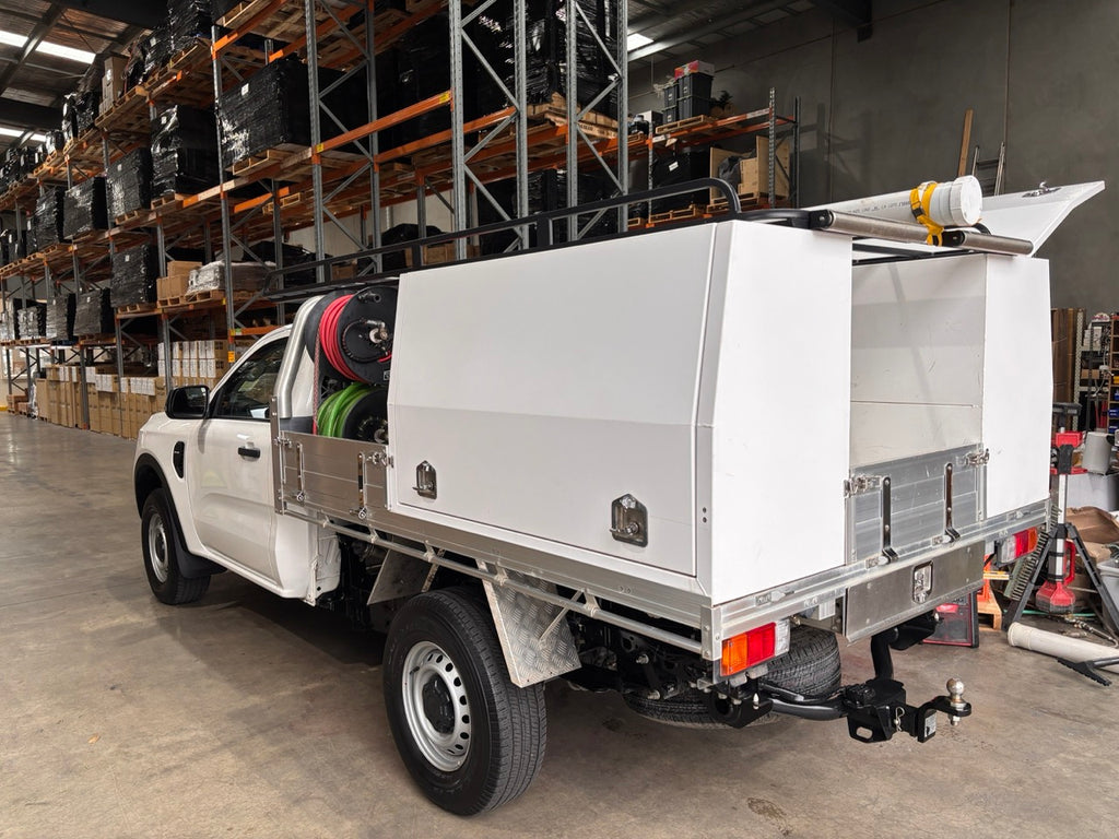 Second Hand Ford Ranger 2022 with Tray Mounted Racejet BOSS and Ridgid Gear