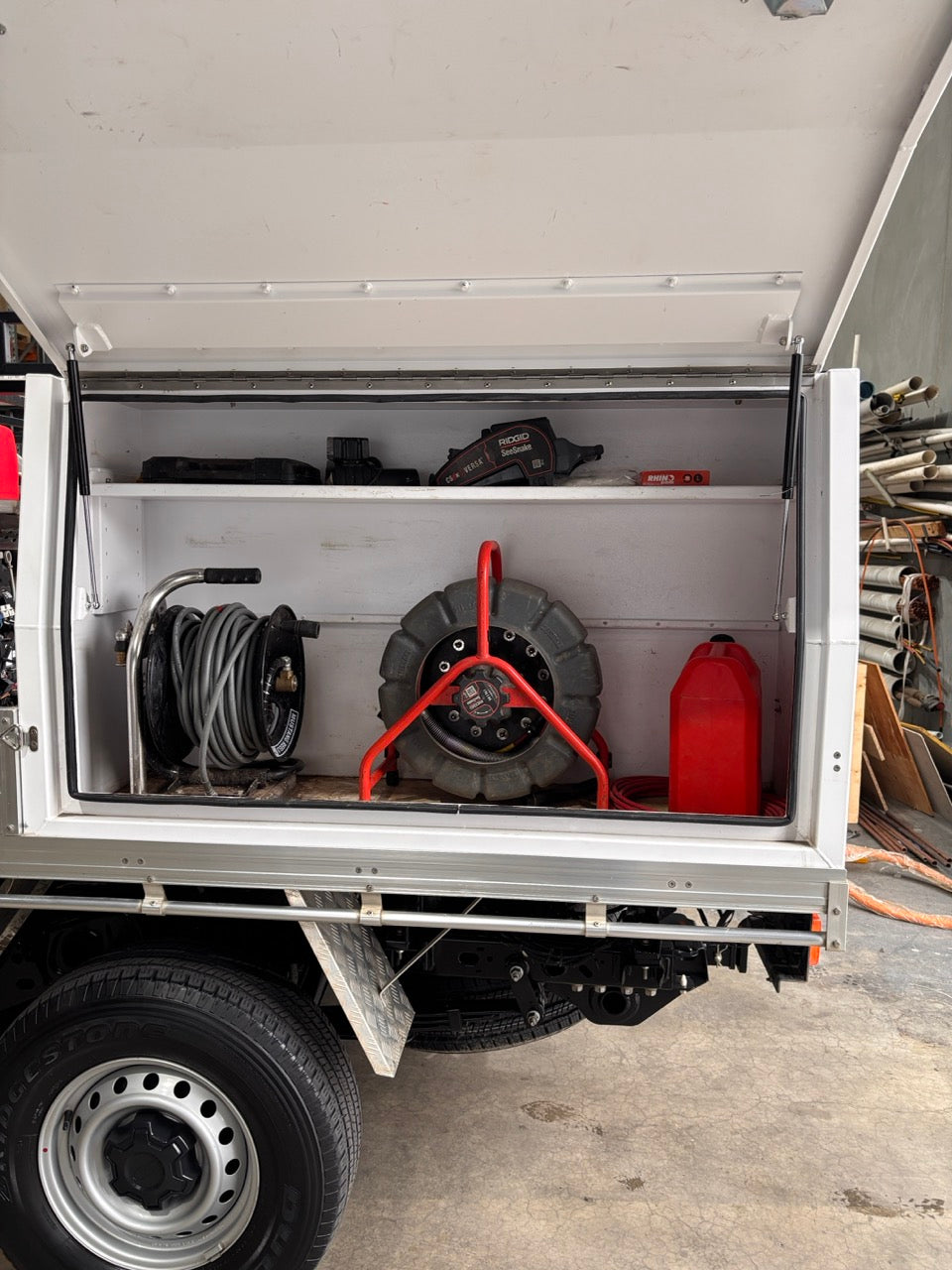 Second Hand Ford Ranger 2022 with Tray Mounted Racejet BOSS and Ridgid Gear