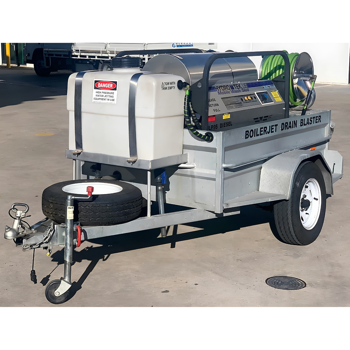 Hot Water Boiler Trailer 21LPM