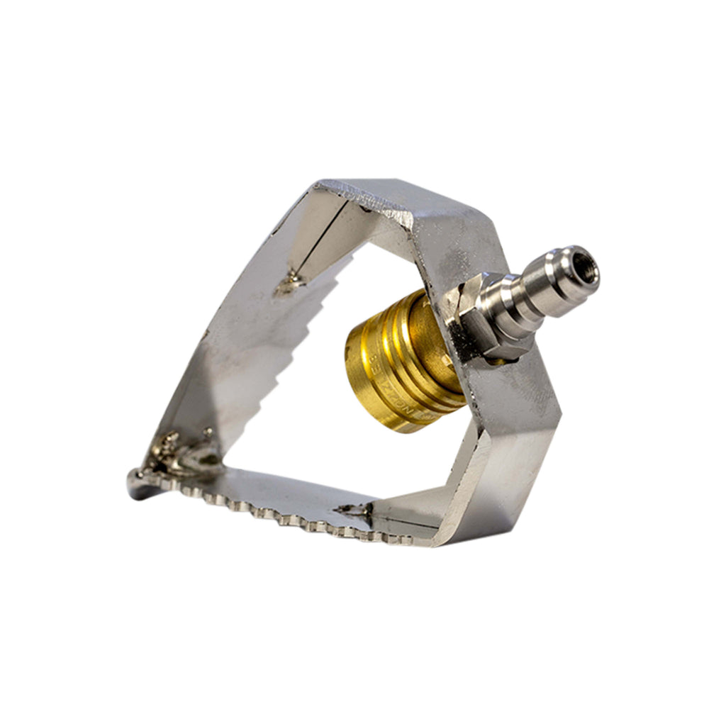 Drain cleaning blade cutter tool with ¼ inch quick release adapter