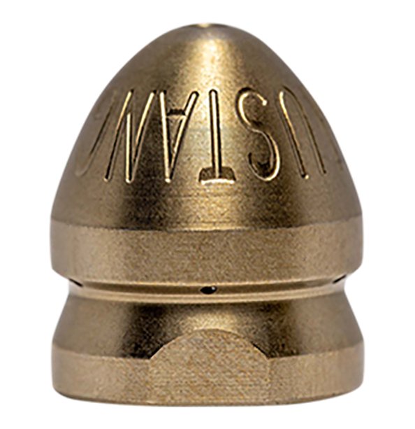 Compressor nozzle for attaching to air compressor for drain cleaning (1/8")