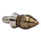 Bandit Side Cutter Thruster drain cleaning nozzle with stainless steel skirt for durability (1/4")