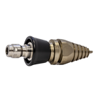 Predator Side Cutter Penetrator Screwdriver Nozzle with slim PVC skirt for drain cleaning