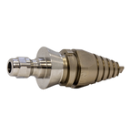 Predator Side Cutter Penetrator Screwdriver Nozzle with QR-C one piece stainless steel skirt for drain cleaning