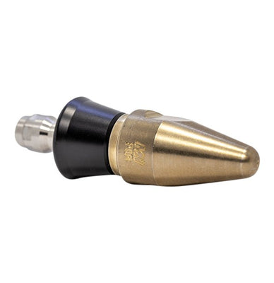 Predator Nozzles 1/4" series with QR-A slim PVC skirt for drain cleaning