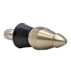 Root Rat Invading drain cleaning nozzle with slim PVC skirt for tight spaces (1/4")