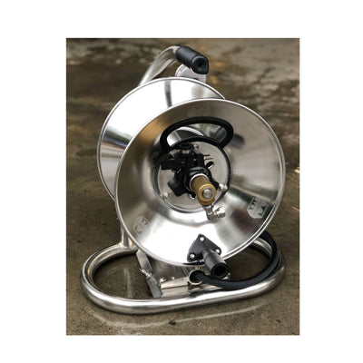 Remote Mini Reel Stainless Steel - No Hose
