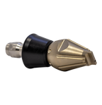 Screwdriver Invader drain cleaning nozzle with slim PVC skirt for tight spaces (1/4")