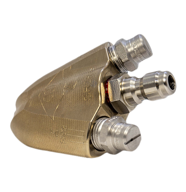 Stingray Sand Spade Nozzle 1/4" with QR stainless steel adapter for drain cleaning