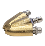 Stingray Sand Spade Nozzle 1/4" with QR stainless steel adapter for drain cleaning