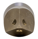 Trivector Penetrating drain cleaning nozzle with stainless steel skirt for durability (1/4")