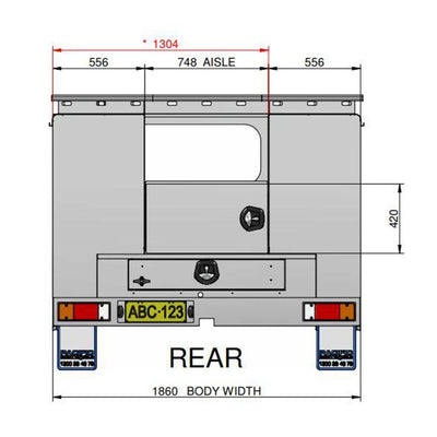 Turn Key Jetter Ute BODY ONLY - No Jetter