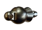 Wrecking Ball Thruster Nozzle 1/4" with QR-C one piece stainless steel skirt for drain cleaning