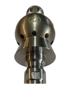 Wrecking Ball Thruster Nozzle 1/4" with QR-C one piece stainless steel skirt for drain cleaning