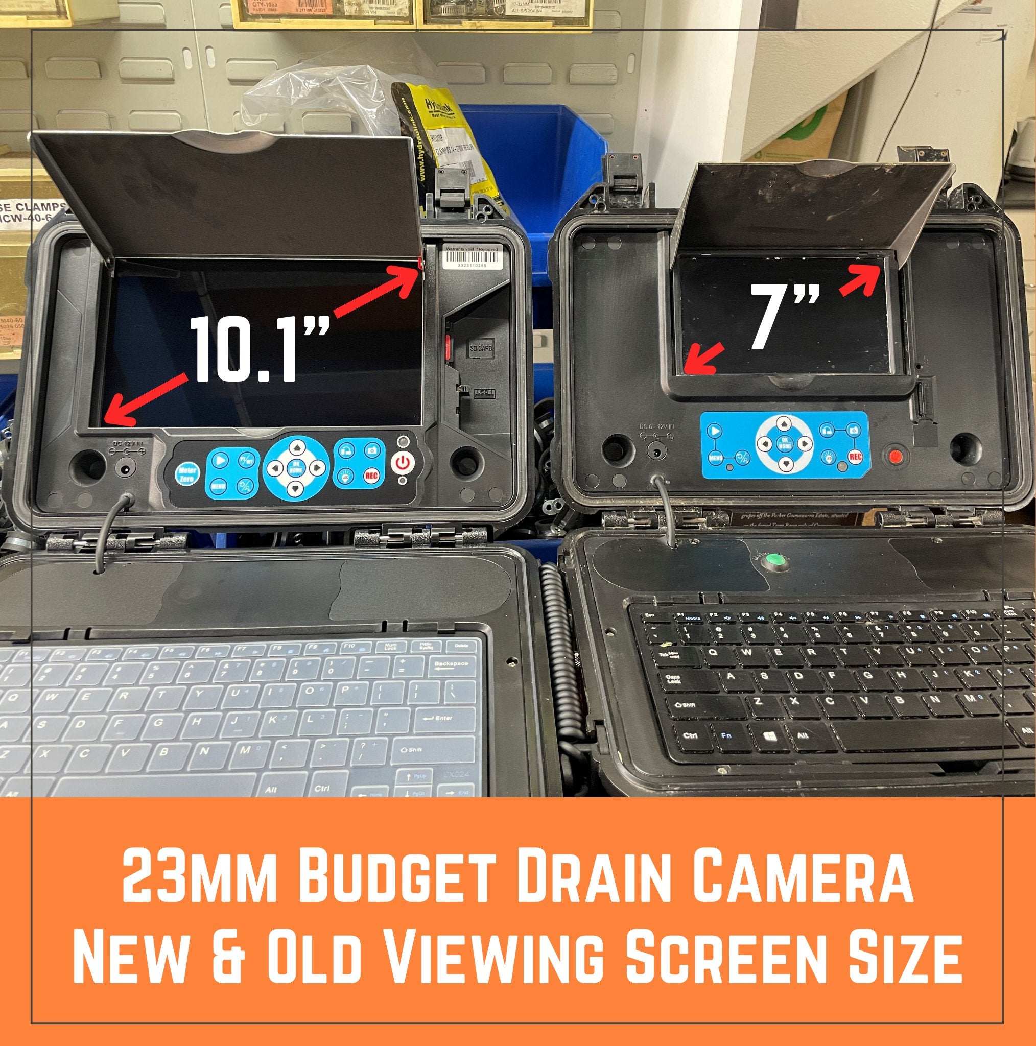 Mustang Budget Drain Camera - 23mm