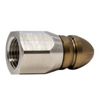 Drain cleaning compressor nozzle, 1/8 inch with CA8 adapter