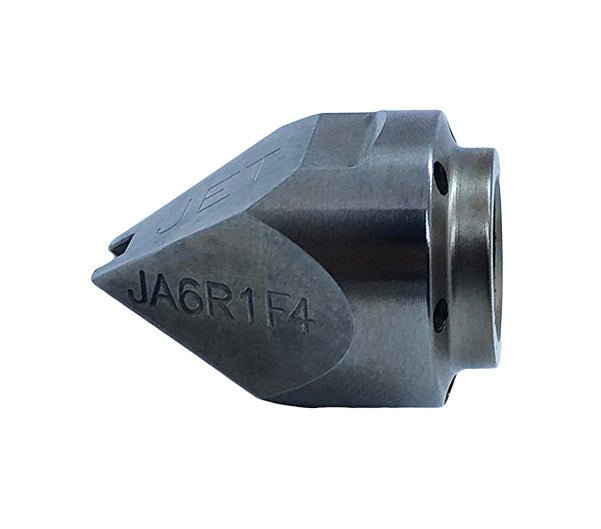 Smaller drain cleaning jetting nozzle for tight spaces (1/8 inch)