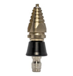 Predator Side Cutter Penetrator Screwdriver Nozzle with slim PVC skirt for drain cleaning