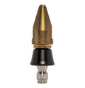 Predator Nozzles 1/4" series with QR-A slim PVC skirt for drain cleaning