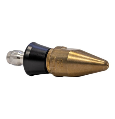 Predator Nozzles 1/4" series with QR-A slim PVC skirt for drain cleaning