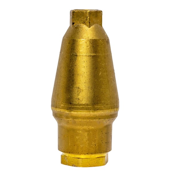 Drain cleaning nozzle for clearing roots (1/4 inch, turbine)
