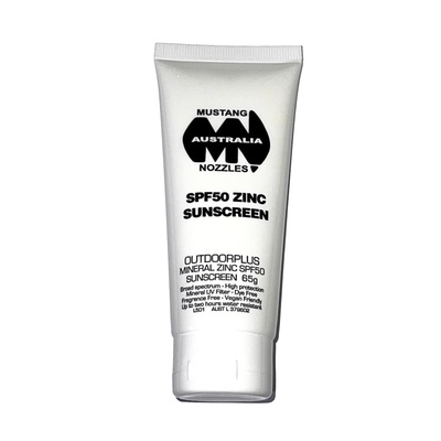 Mustang Nozzle SPF50 Zinc Sunscreen