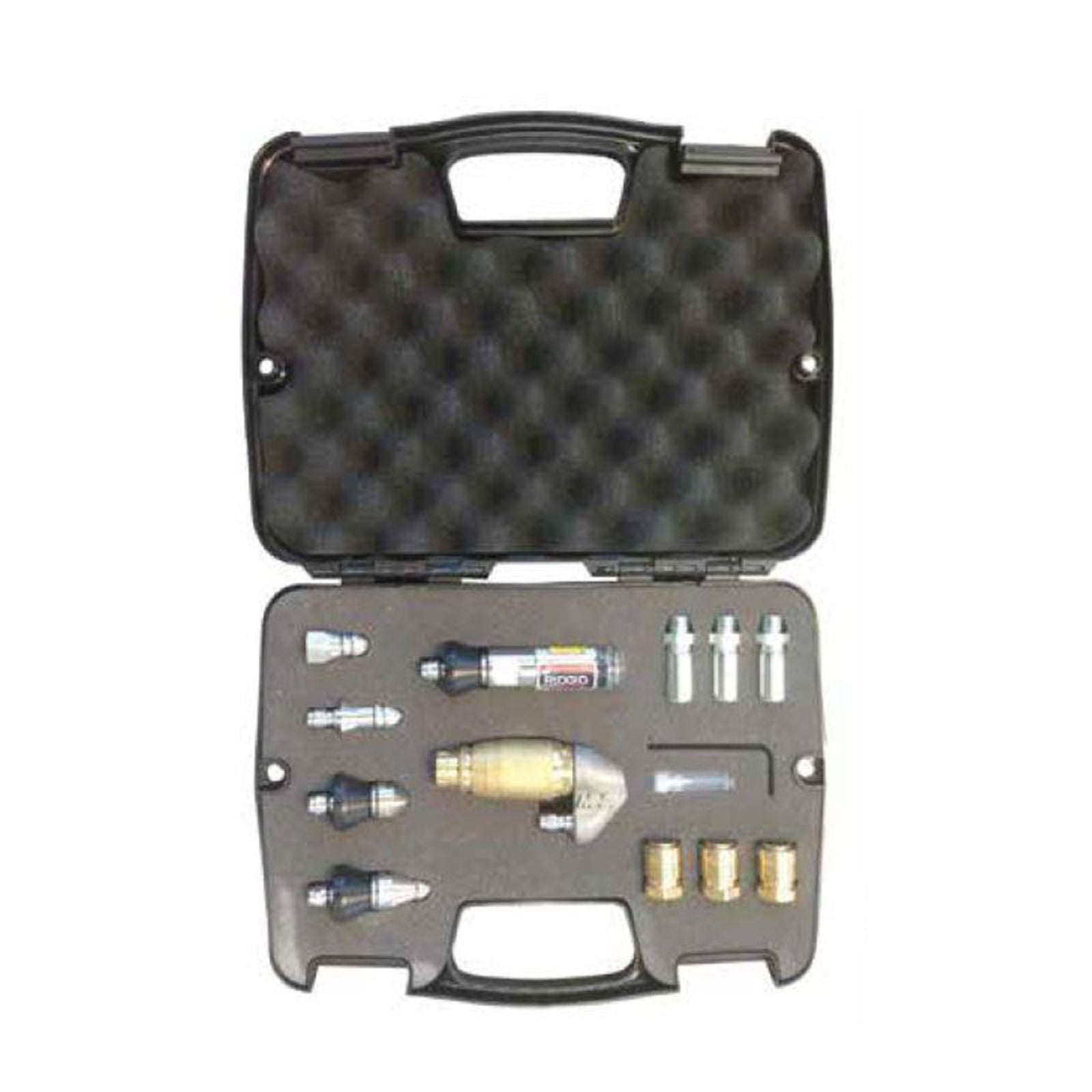 Mustang Nozzle and Locator Box for drain cleaning