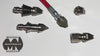 Drain cleaning nozzle with protective PVC skirt (1/8 inch)